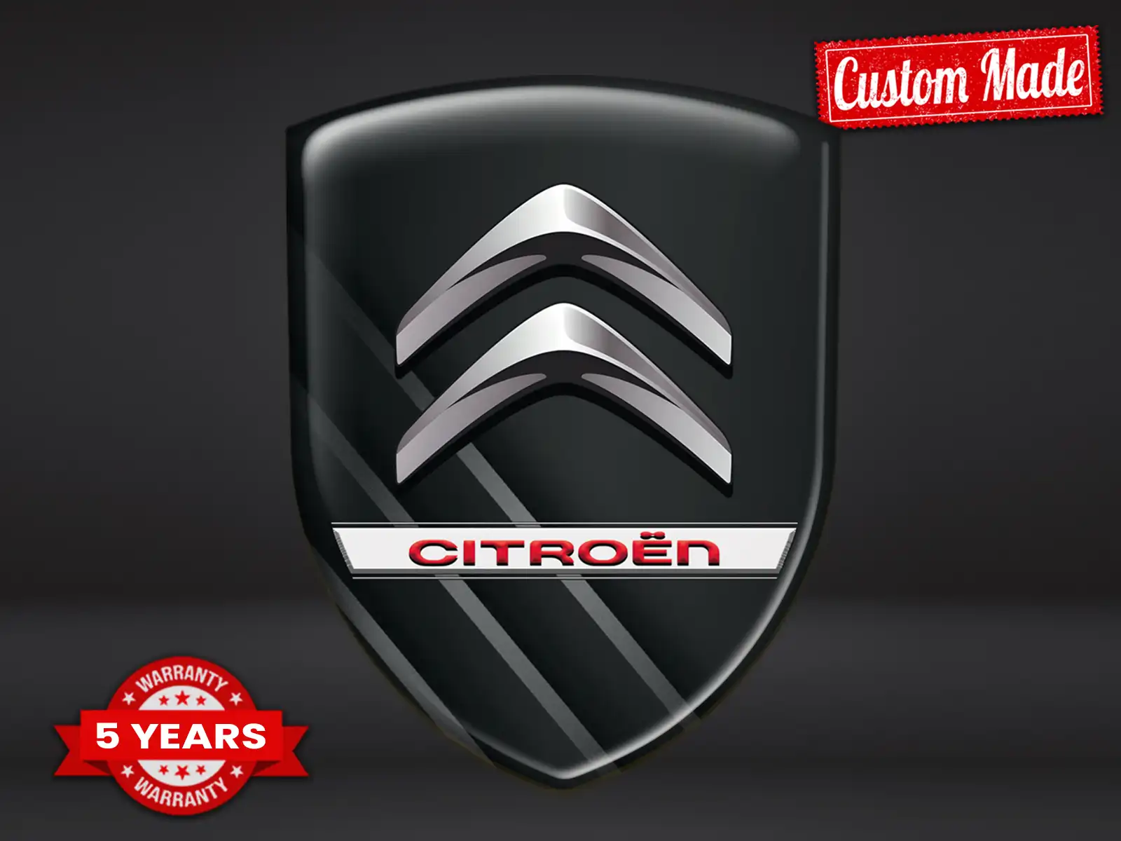 Citroen Autocollants Bombés Auto Limité Design Élégant